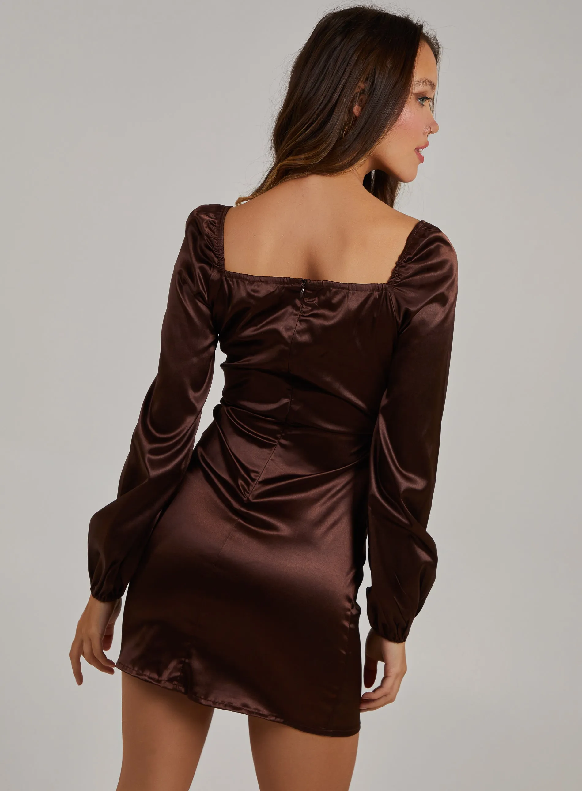 Tie Front Bodycon Dress
