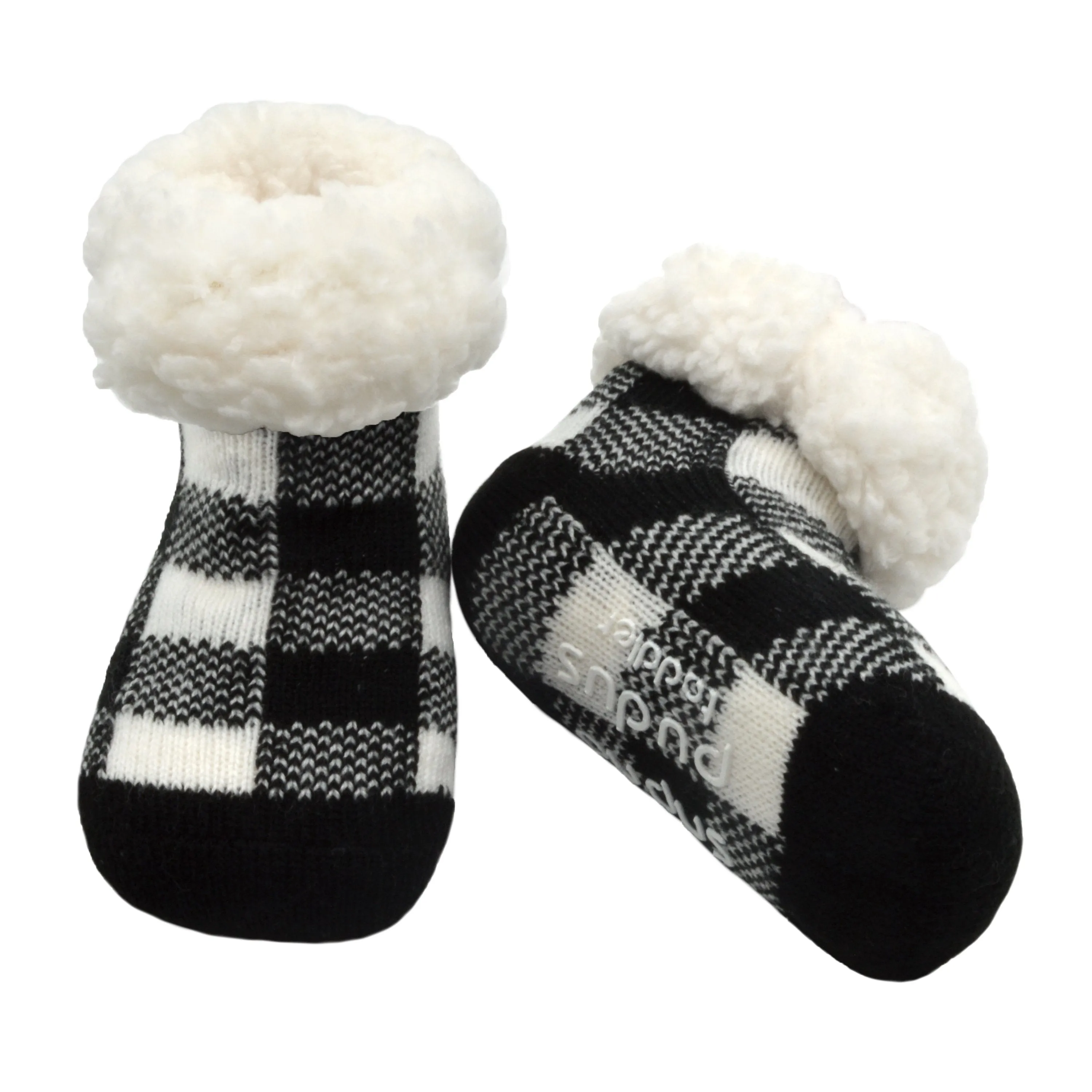 Toddler Classic Slipper Socks | Lumberjack White