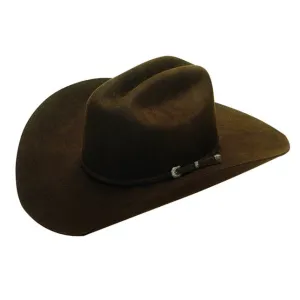Twister Dallas Brown Wool/Felt Western Hat - Chocolate