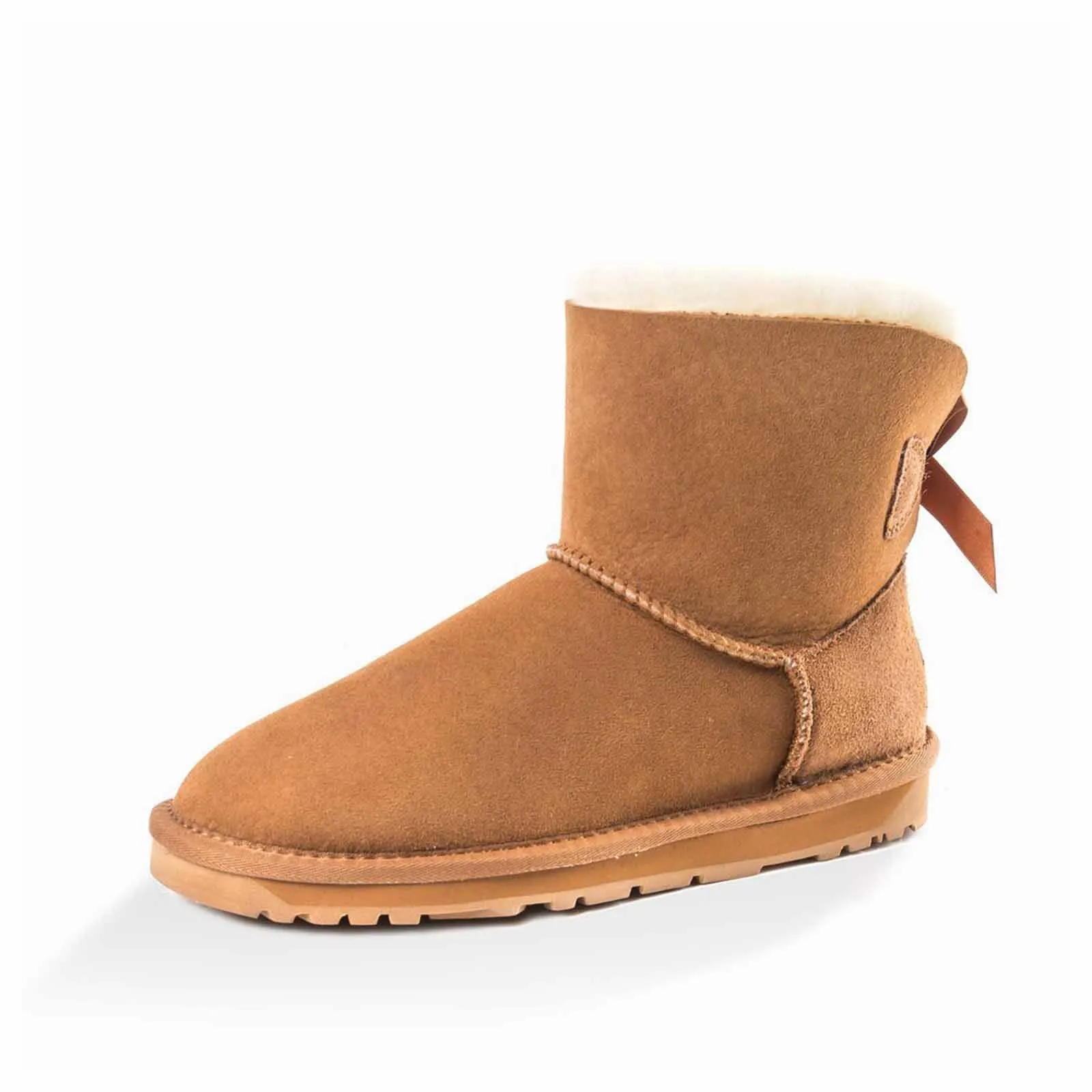 Ugg Boots Classic Mini Bailey Bow Chestnut 36