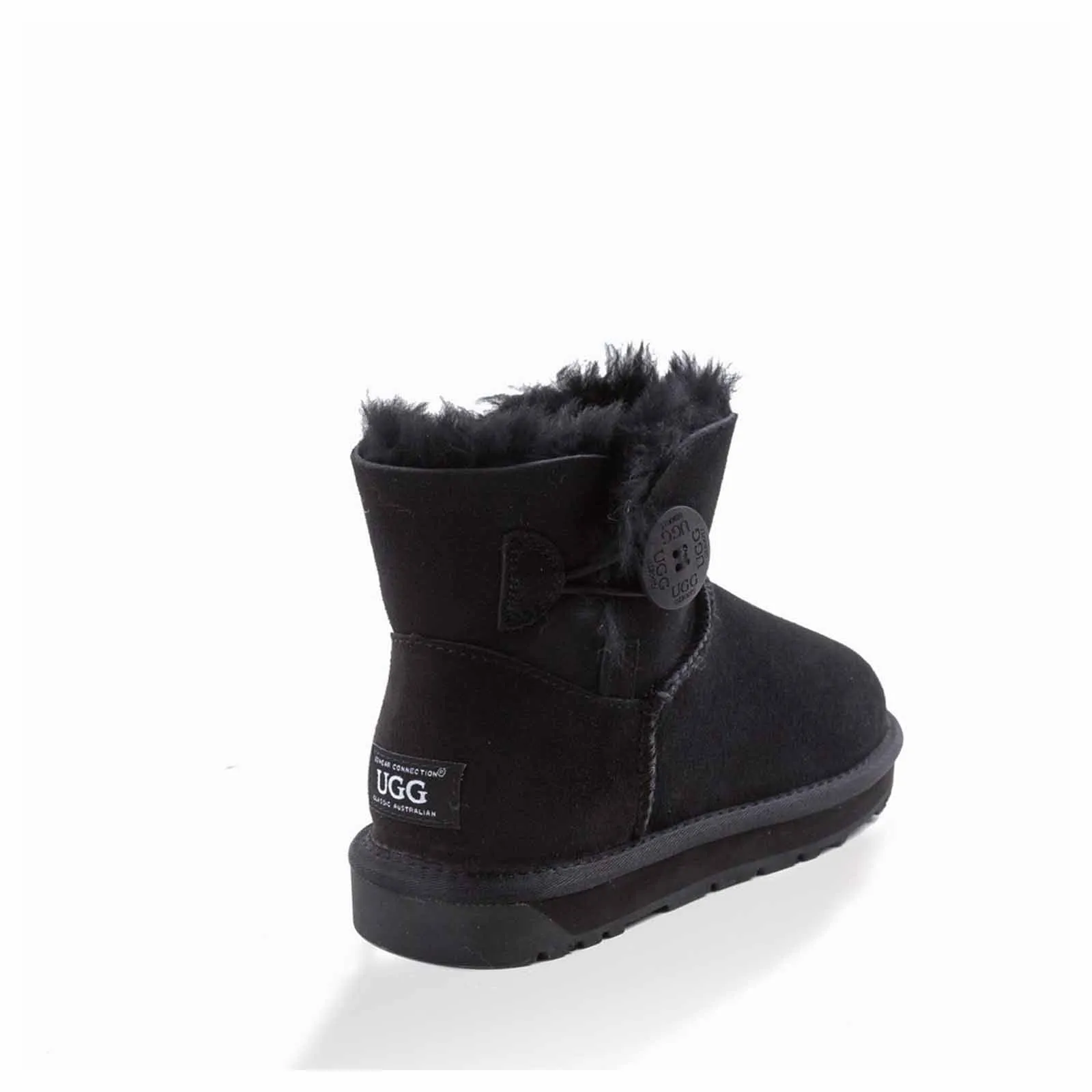 Ugg Boots Classic Mini Button Black 37