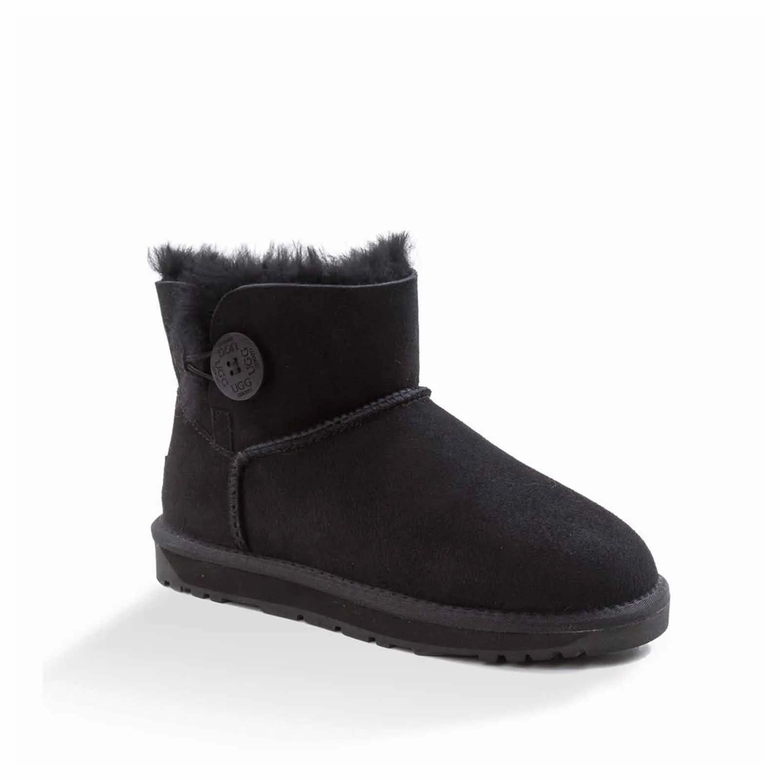 Ugg Boots Classic Mini Button Black 37