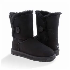 Ugg Boots Classic Short Button Black 37