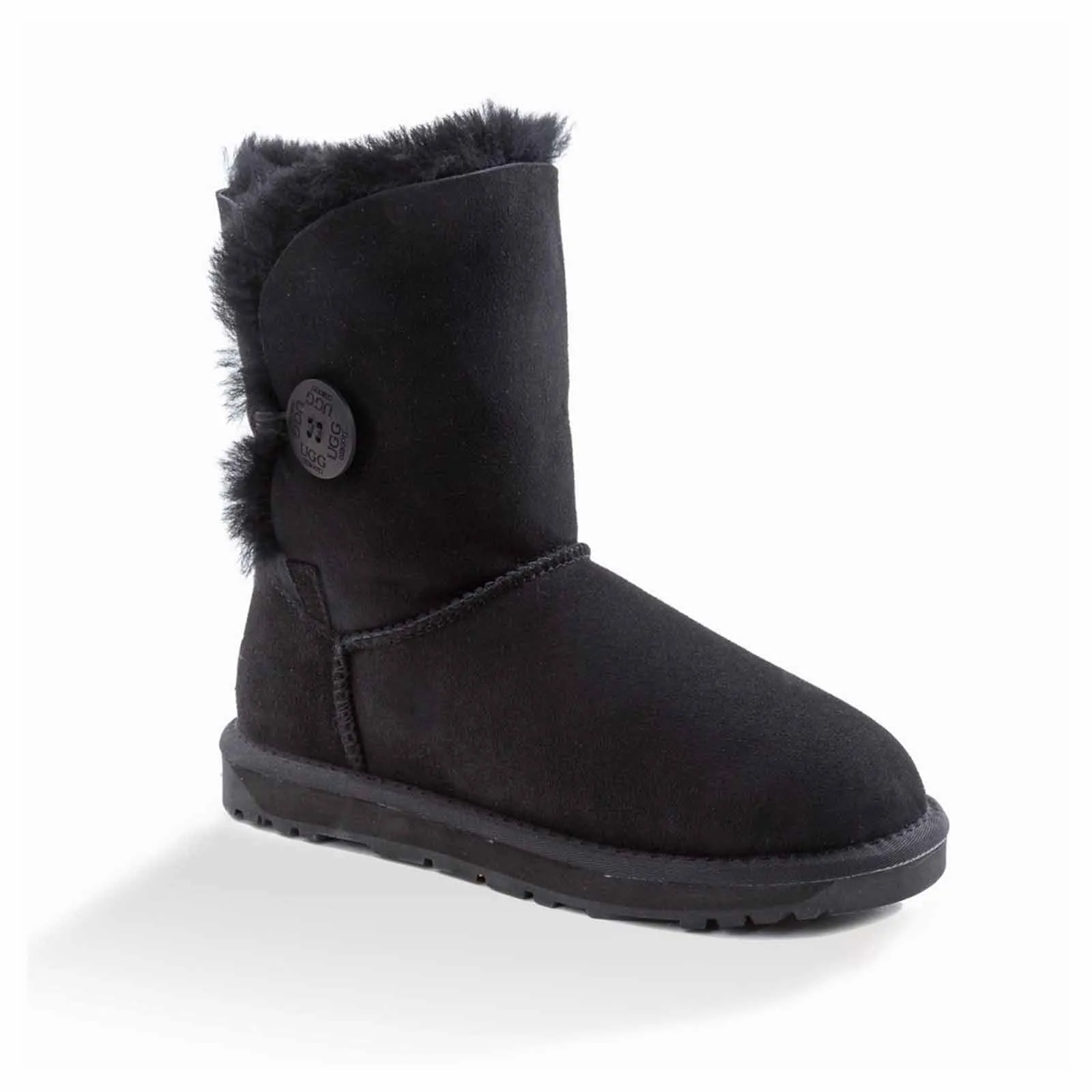 Ugg Boots Classic Short Button Black 37