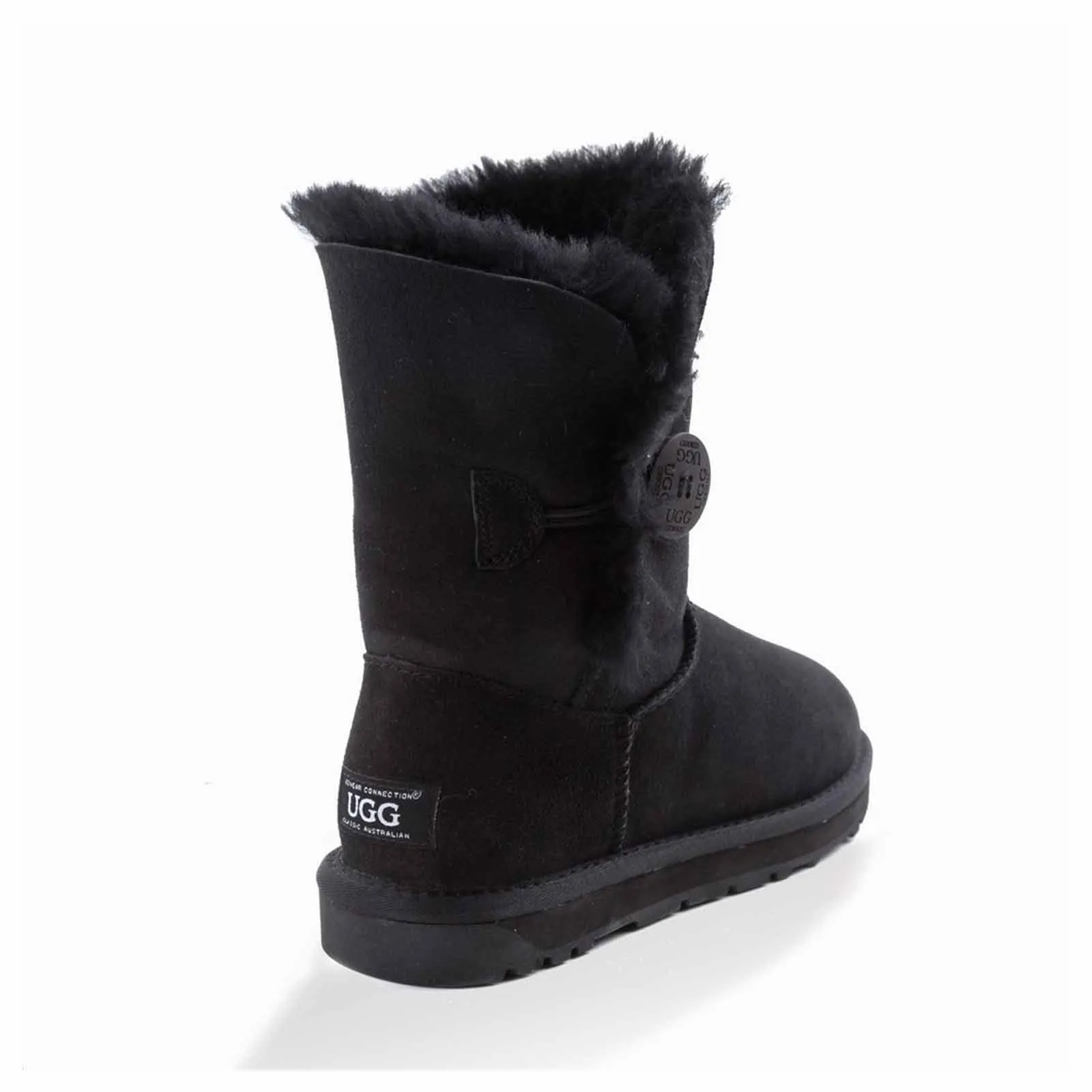 Ugg Boots Classic Short Button Black 37