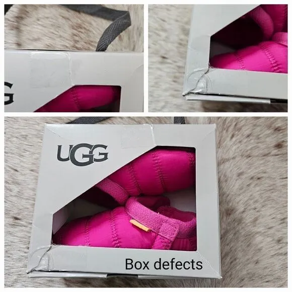UGG Tasman LTA Baby Girl Booties Pink Size 4/5 for 12-18 Months NEW