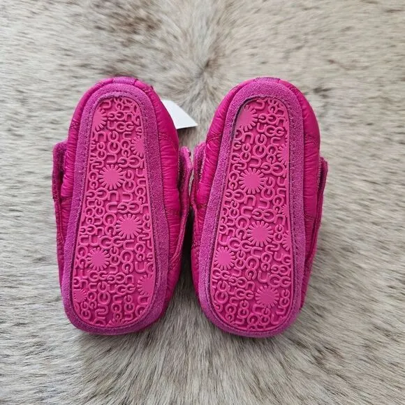 UGG Tasman LTA Baby Girl Booties Pink Size 4/5 for 12-18 Months NEW