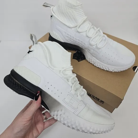 Under Armour Dwayne Johnson Project Rock 1 Sneakers Mens 7 White Black
