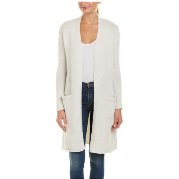 Velvet by Graham and Spencer Western Fringe Detail Duster cardigan Sweater Sz M