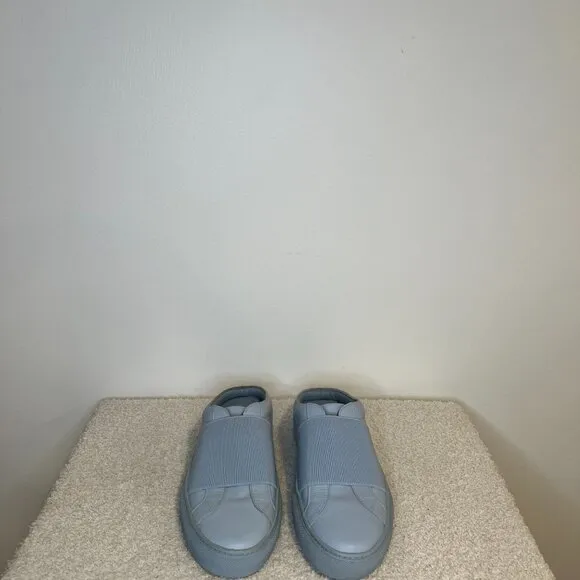 Via Spiga | Steele Leather Slip-On Sneakers | Blue