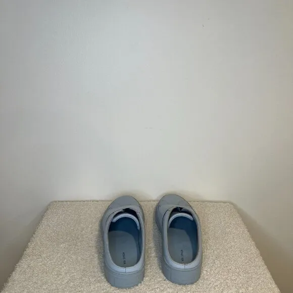 Via Spiga | Steele Leather Slip-On Sneakers | Blue