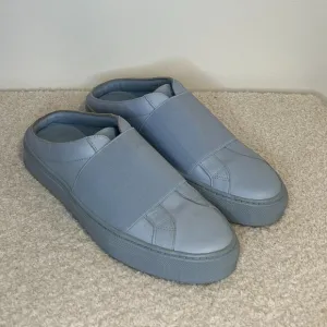 Via Spiga | Steele Leather Slip-On Sneakers | Blue