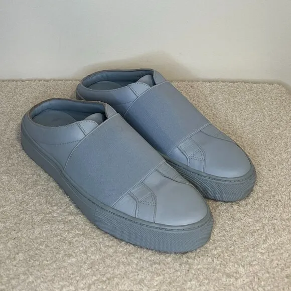 Via Spiga | Steele Leather Slip-On Sneakers | Blue