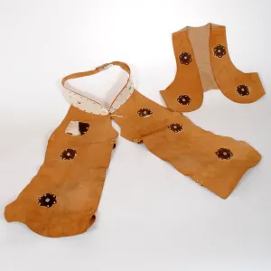 Vintage Irby Thompson Kid's Cowboy Outfit in Suede