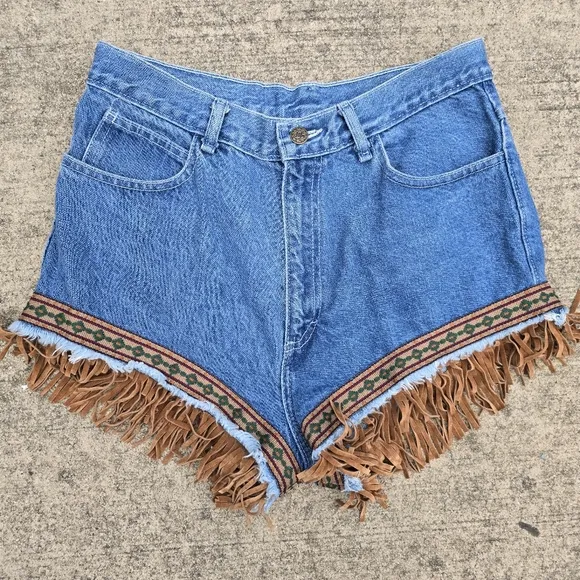 Vintage western cowgirl shorts