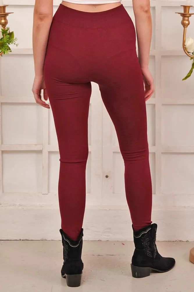 Warm Thick Seamless Fleece Leggings