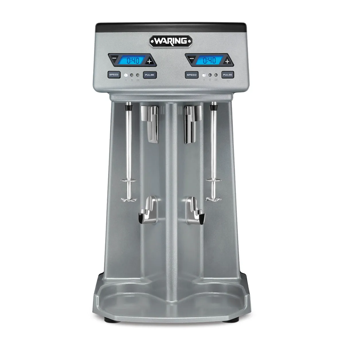 WDM240TX Heavy-Duty Double-Spindle Drink Mixer with Timer & Hands Free Operation by Waring Commercial