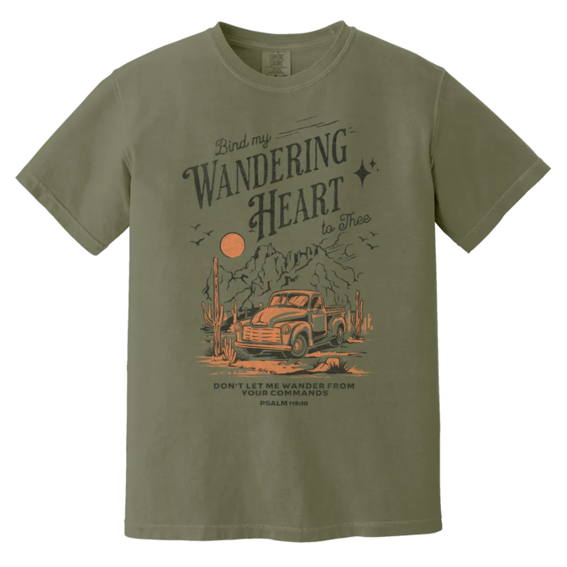 Western Christian Tee - Faith & Cowboy - Comfort Colors