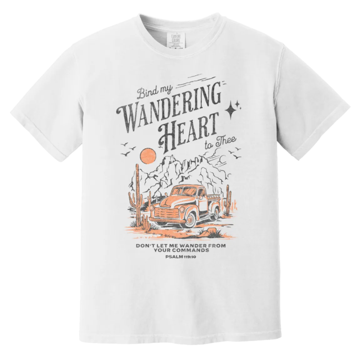 Western Christian Tee - Faith & Cowboy - Comfort Colors