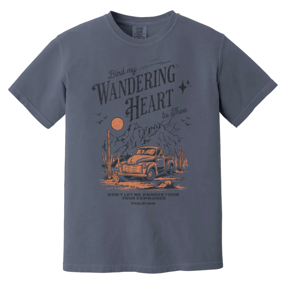 Western Christian Tee - Faith & Cowboy - Comfort Colors