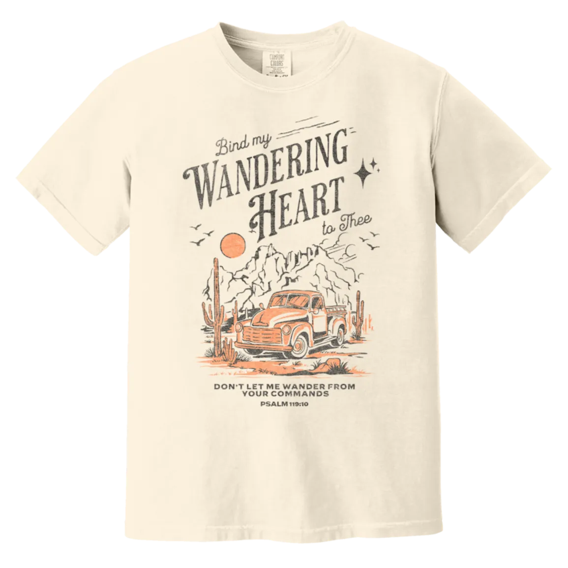 Western Christian Tee - Faith & Cowboy - Comfort Colors