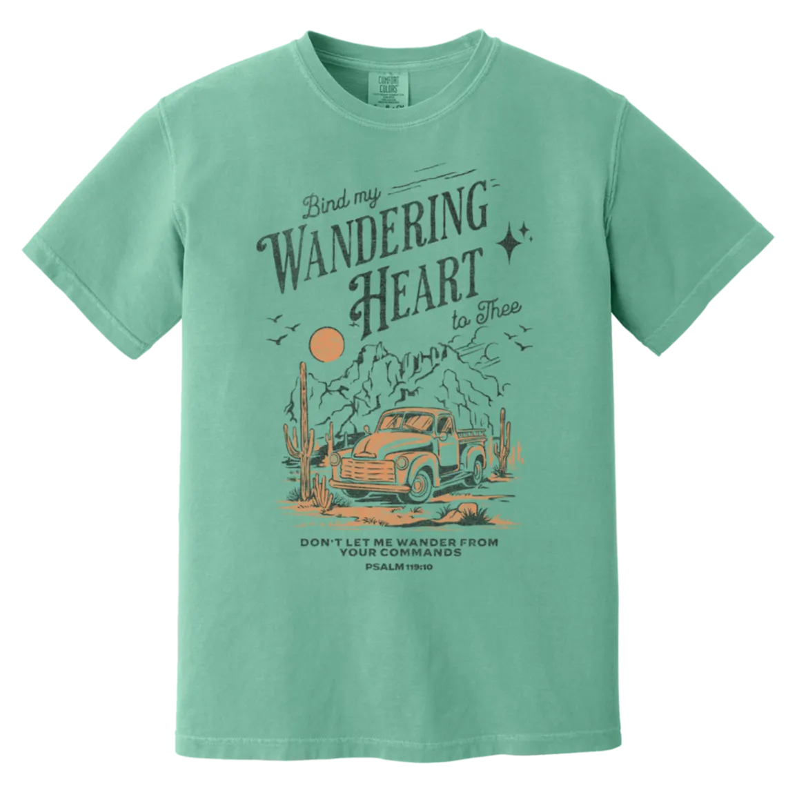 Western Christian Tee - Faith & Cowboy - Comfort Colors