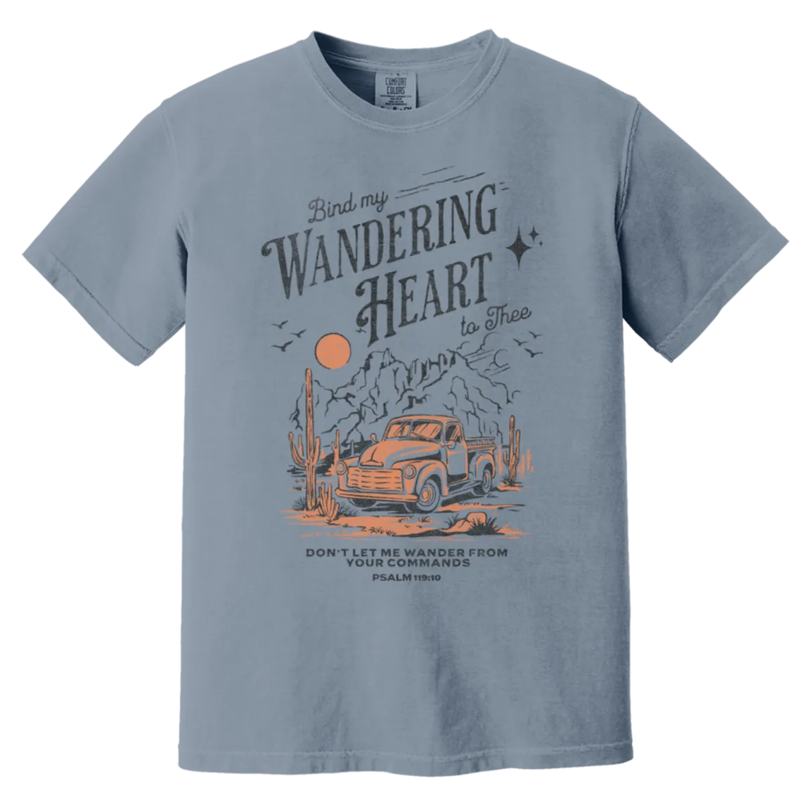 Western Christian Tee - Faith & Cowboy - Comfort Colors