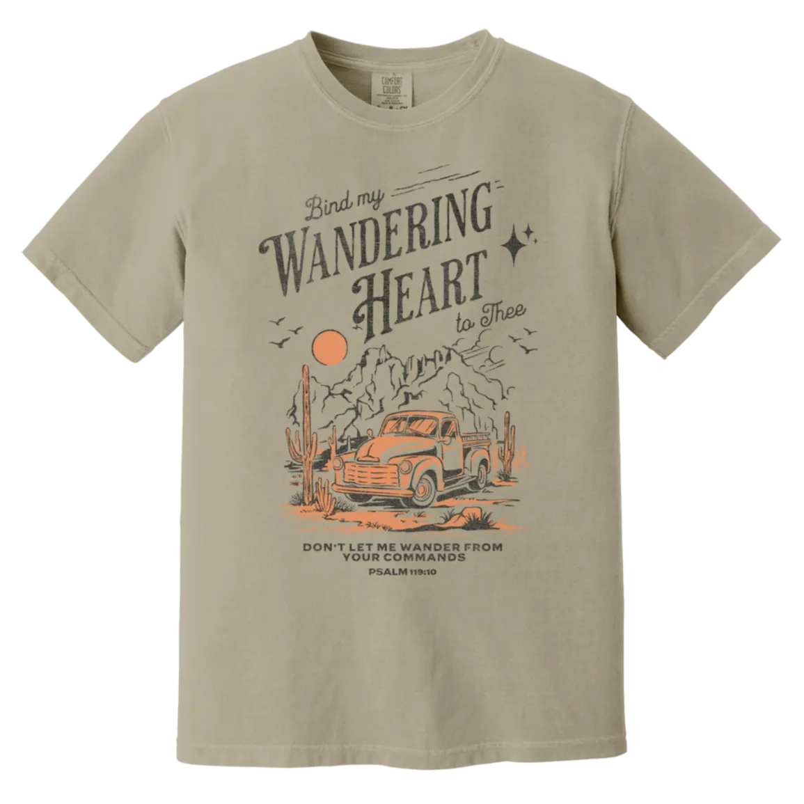 Western Christian Tee - Faith & Cowboy - Comfort Colors