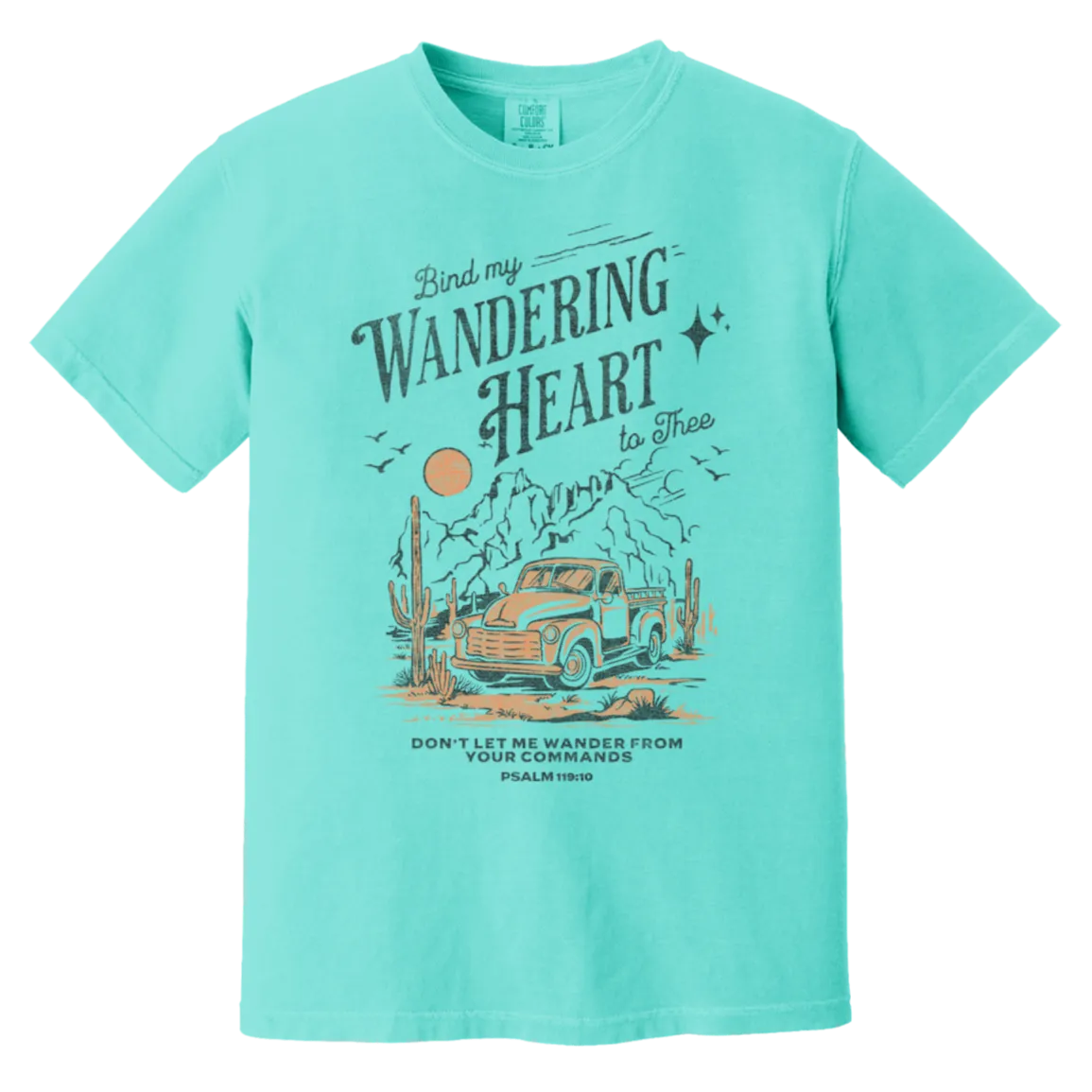 Western Christian Tee - Faith & Cowboy - Comfort Colors