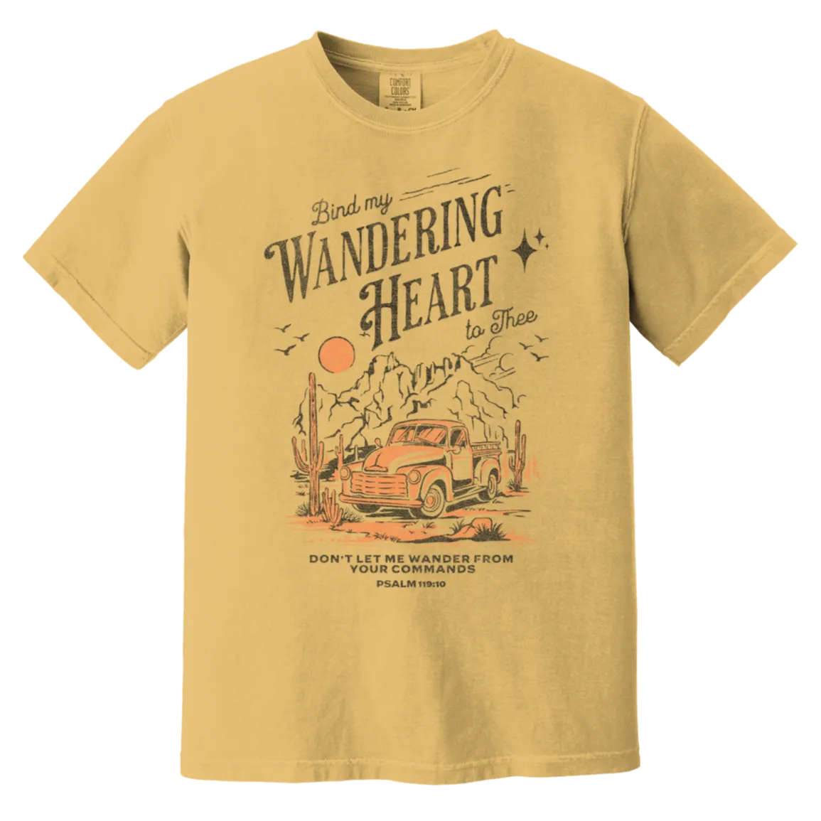 Western Christian Tee - Faith & Cowboy - Comfort Colors