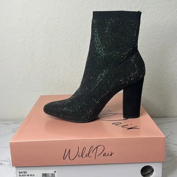 Wild Pair Baybe Bling Sock Booties