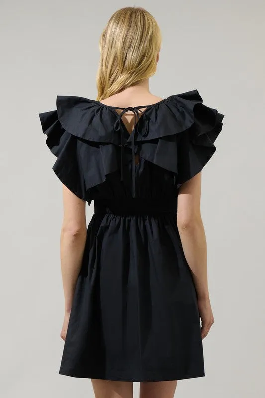 Wilma Day Ruffle Mini Dress