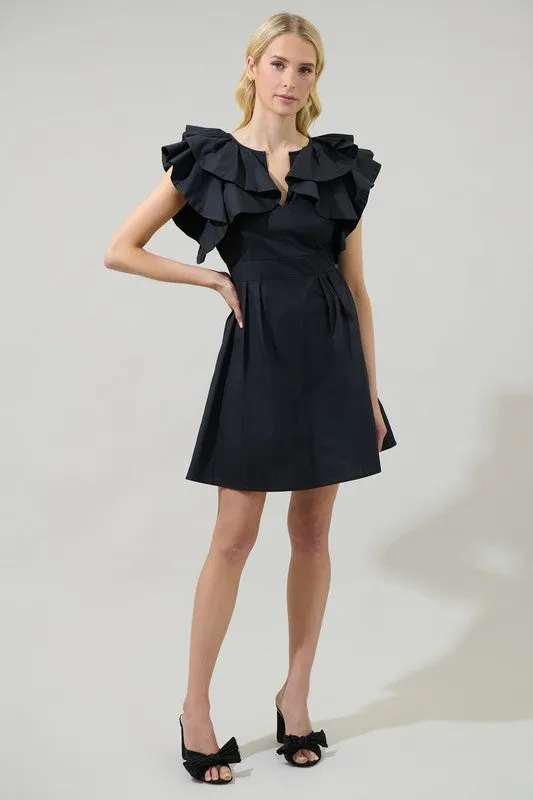 Wilma Day Ruffle Mini Dress
