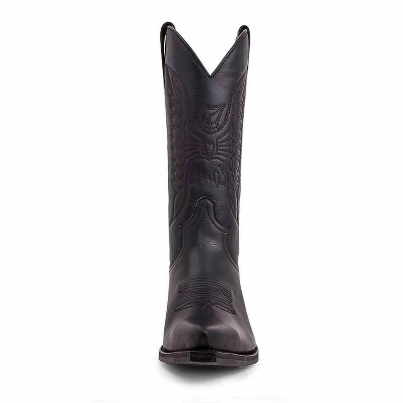 Women's Embroidered Western Boots Cowgirl Boots Mid Calf Cowboy Boots Size 5-14.5