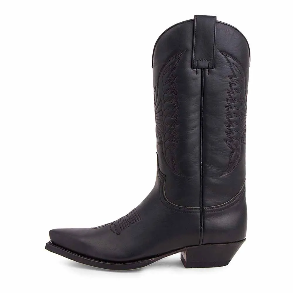 Women's Embroidered Western Boots Cowgirl Boots Mid Calf Cowboy Boots Size 5-14.5