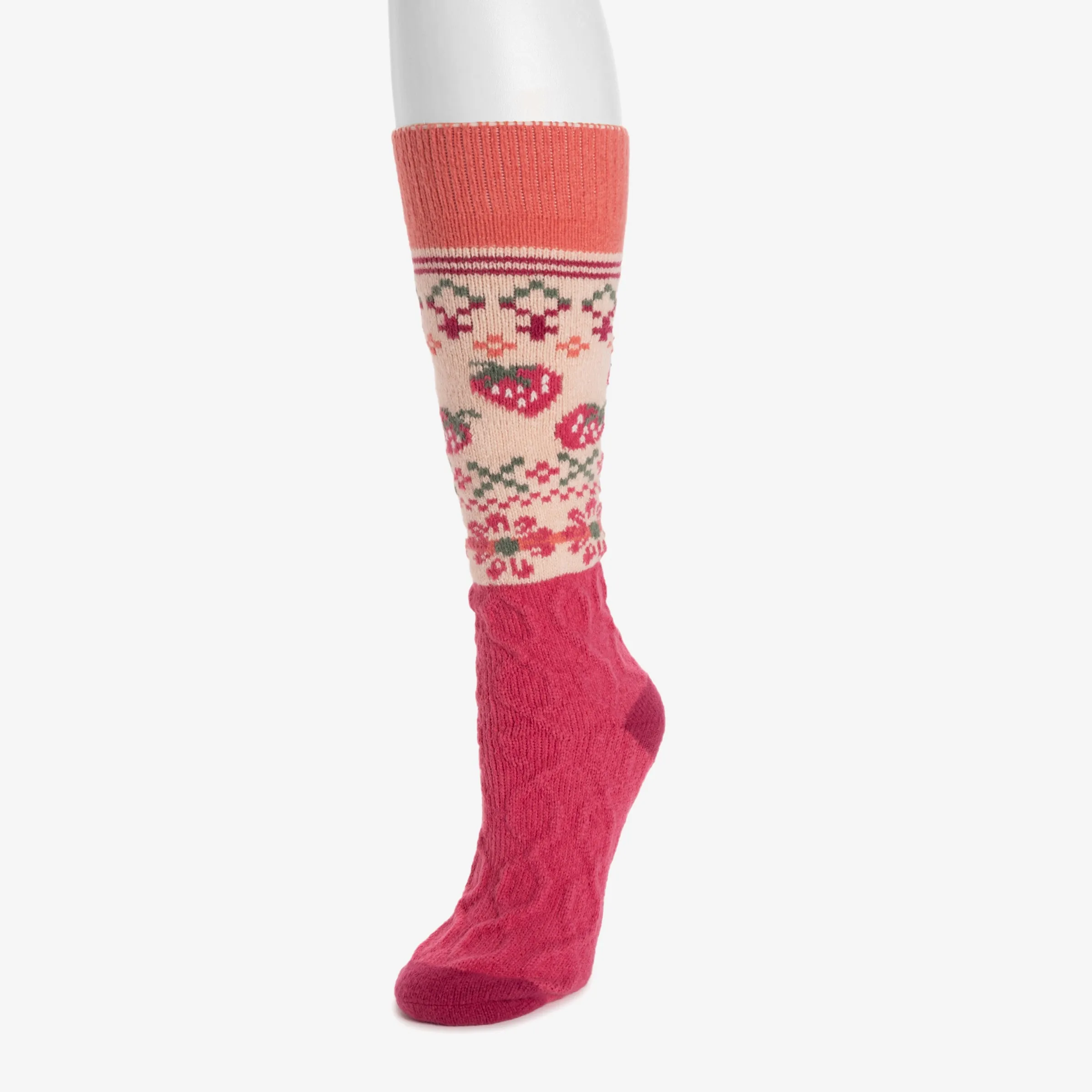 Women's Luxe Slouch Microfiber Fairisle Sock