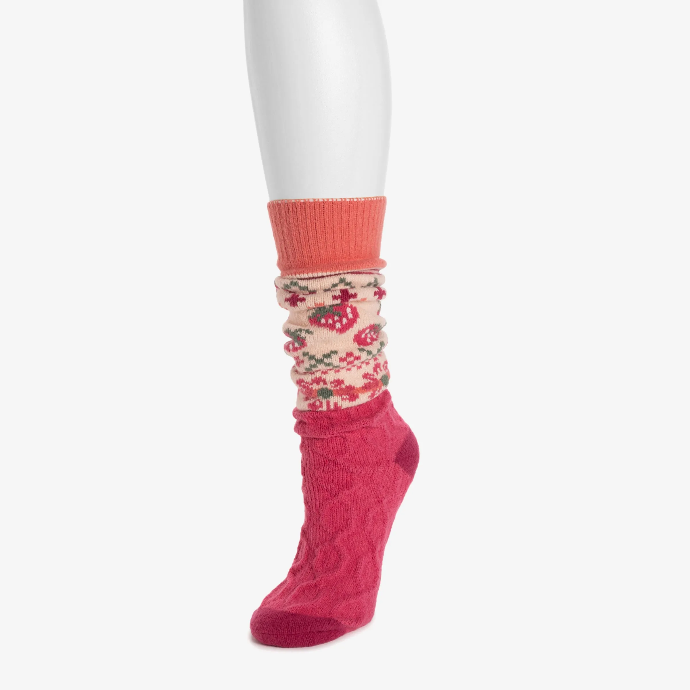 Women's Luxe Slouch Microfiber Fairisle Sock
