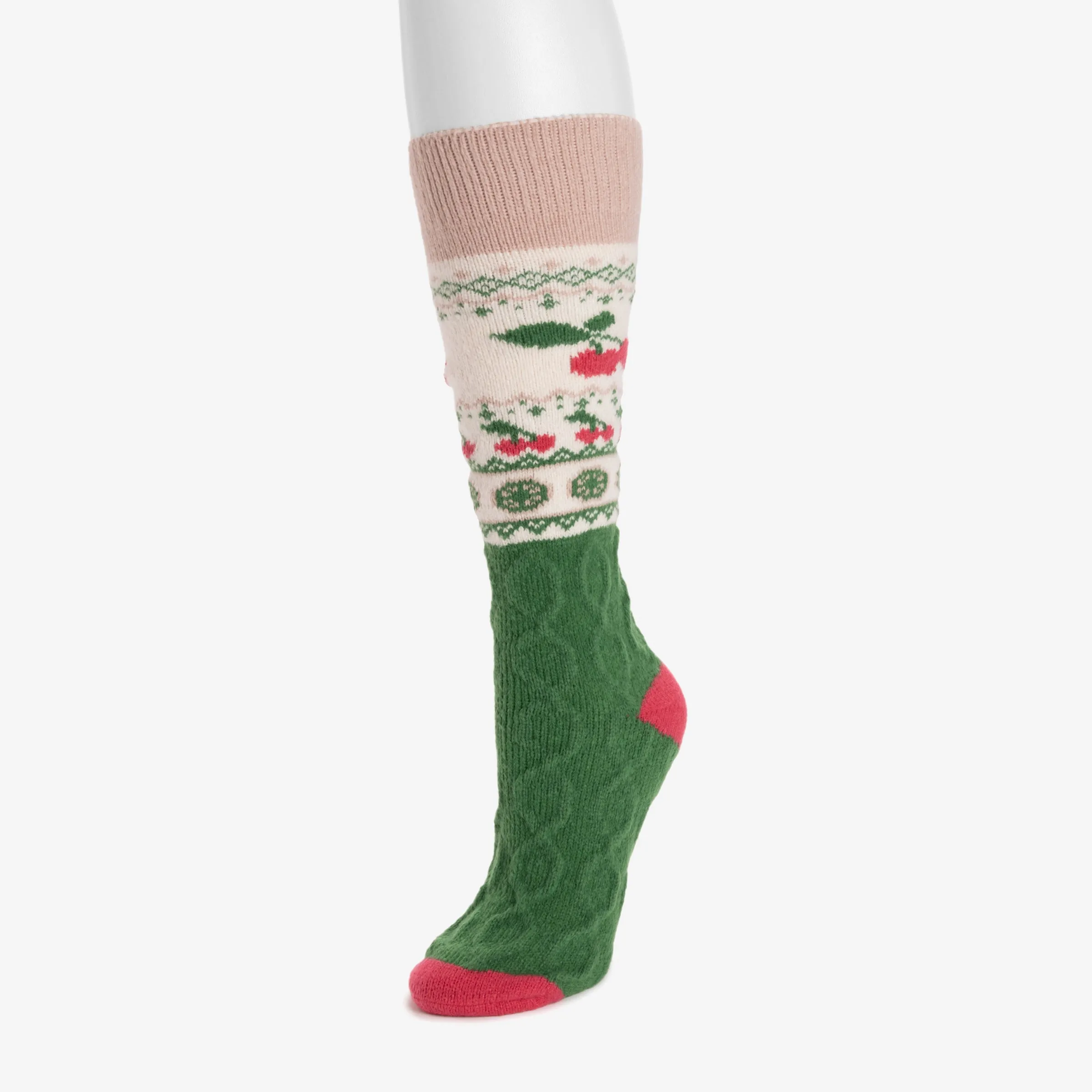Women's Luxe Slouch Microfiber Fairisle Sock