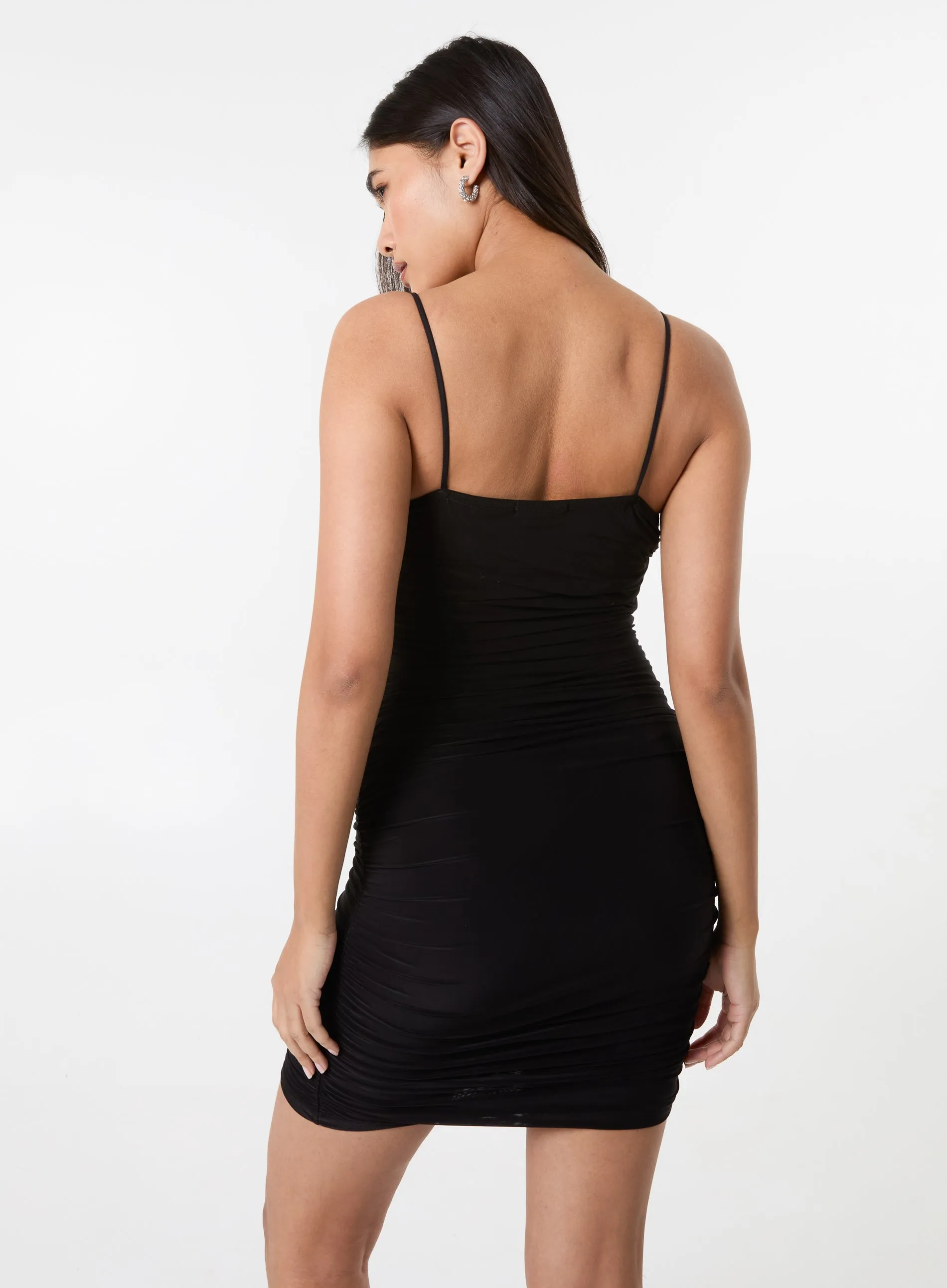 Wrap Over Strappy Dress