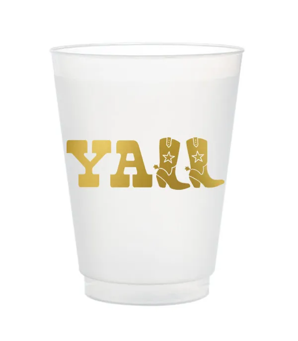 Yall Frost Flex Cups - Gold