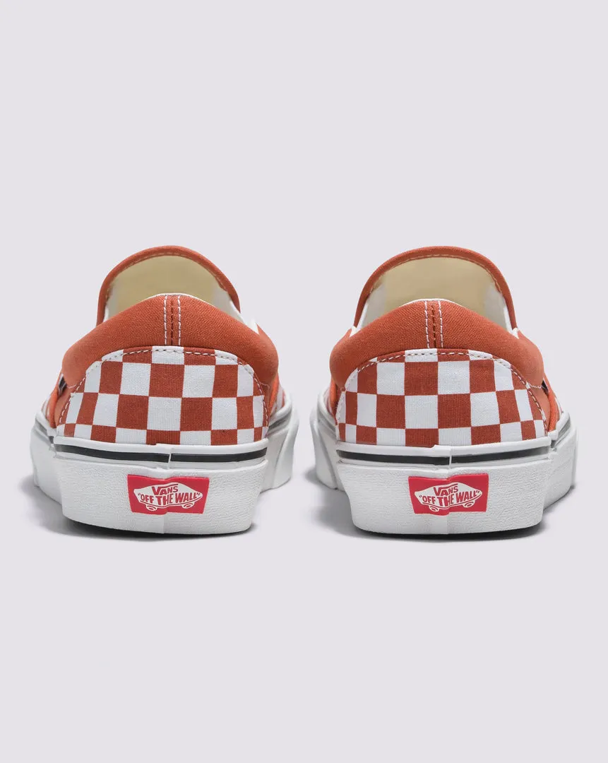 Zapatilla Classic Slip-On Color Theory Checkerboard Burnt Ochre