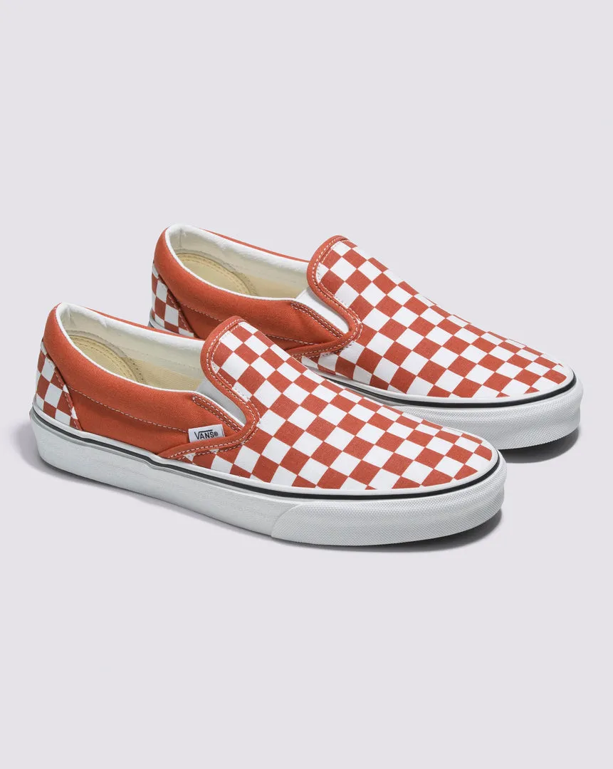 Zapatilla Classic Slip-On Color Theory Checkerboard Burnt Ochre