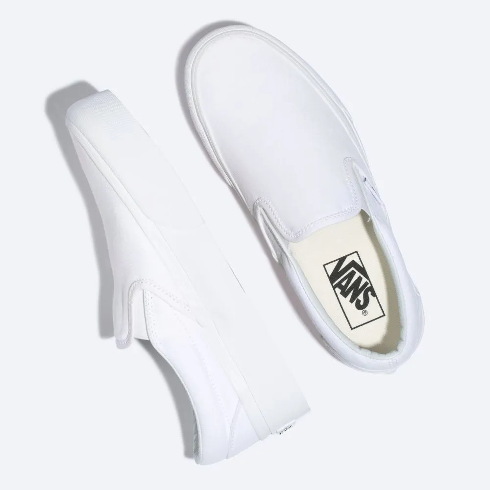 Zapatillas Classic Slip-On Platform True White
