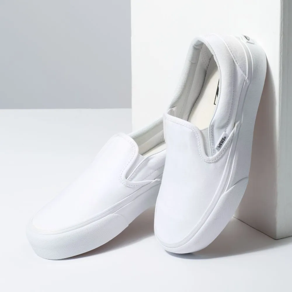 Zapatillas Classic Slip-On Platform True White
