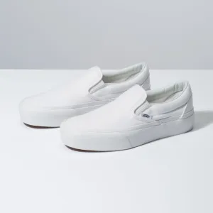Zapatillas Classic Slip-On Platform True White