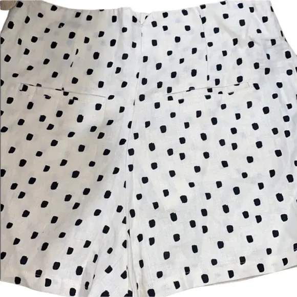 Zulu &amp; Zephyr Polka Dot Shorts - Cream and Black